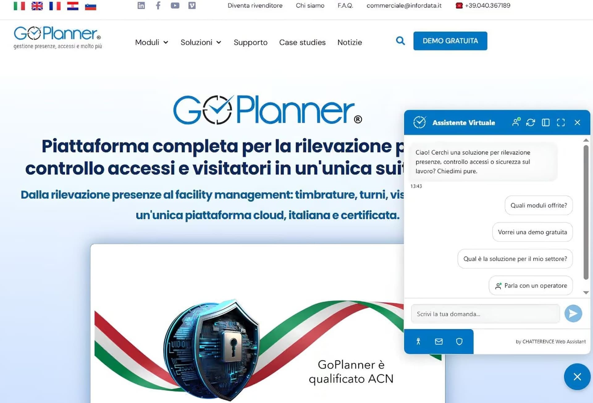 Chatterence ya está activo en GoPlanner